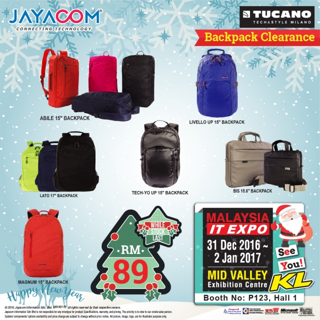 Tucano Backpack Claerance-01